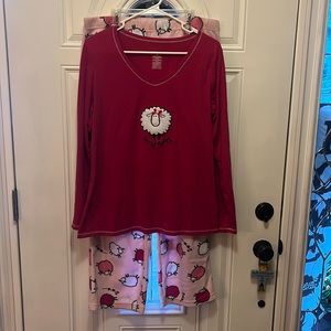 Brand unknown pink sheep pajama set. Women’s L. Gently used. Great condition.